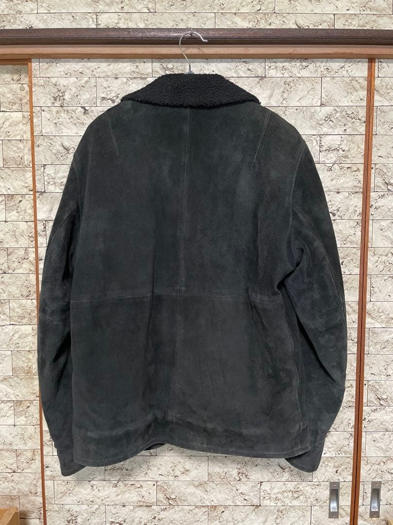 美品 SANDINISTA ライダースジャケット 本革 スエード バックスキン