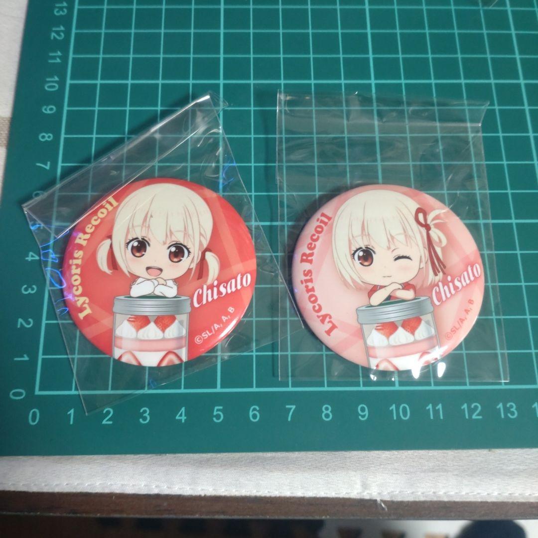 リコリス・リコイル 缶バッジ　千束　おかしのいえ　ボトルケーキ