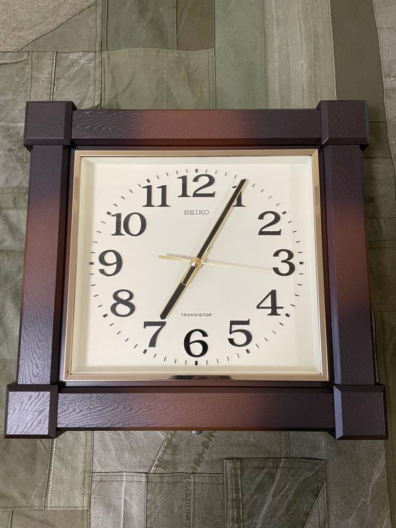 【未使用品】SEIKO セイコー　トランジスター　壁掛け時計　昭和レトロ