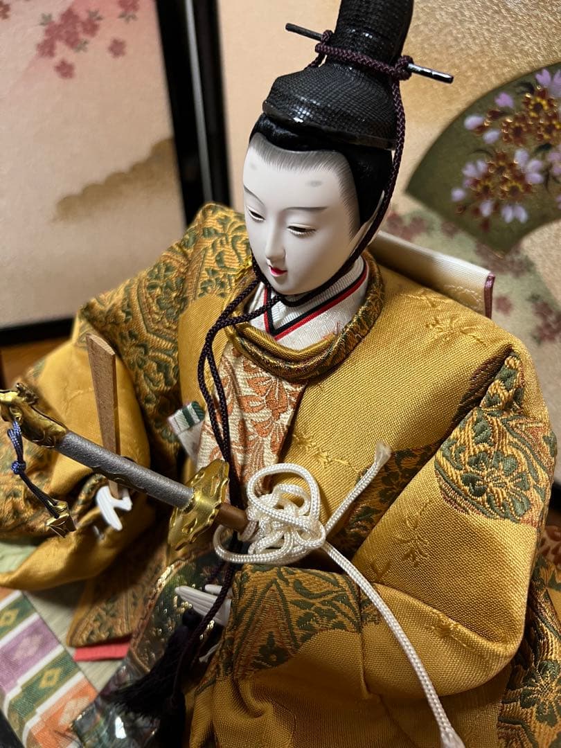 【USED】雛人形 京友禅全彩【金彩京の舞】