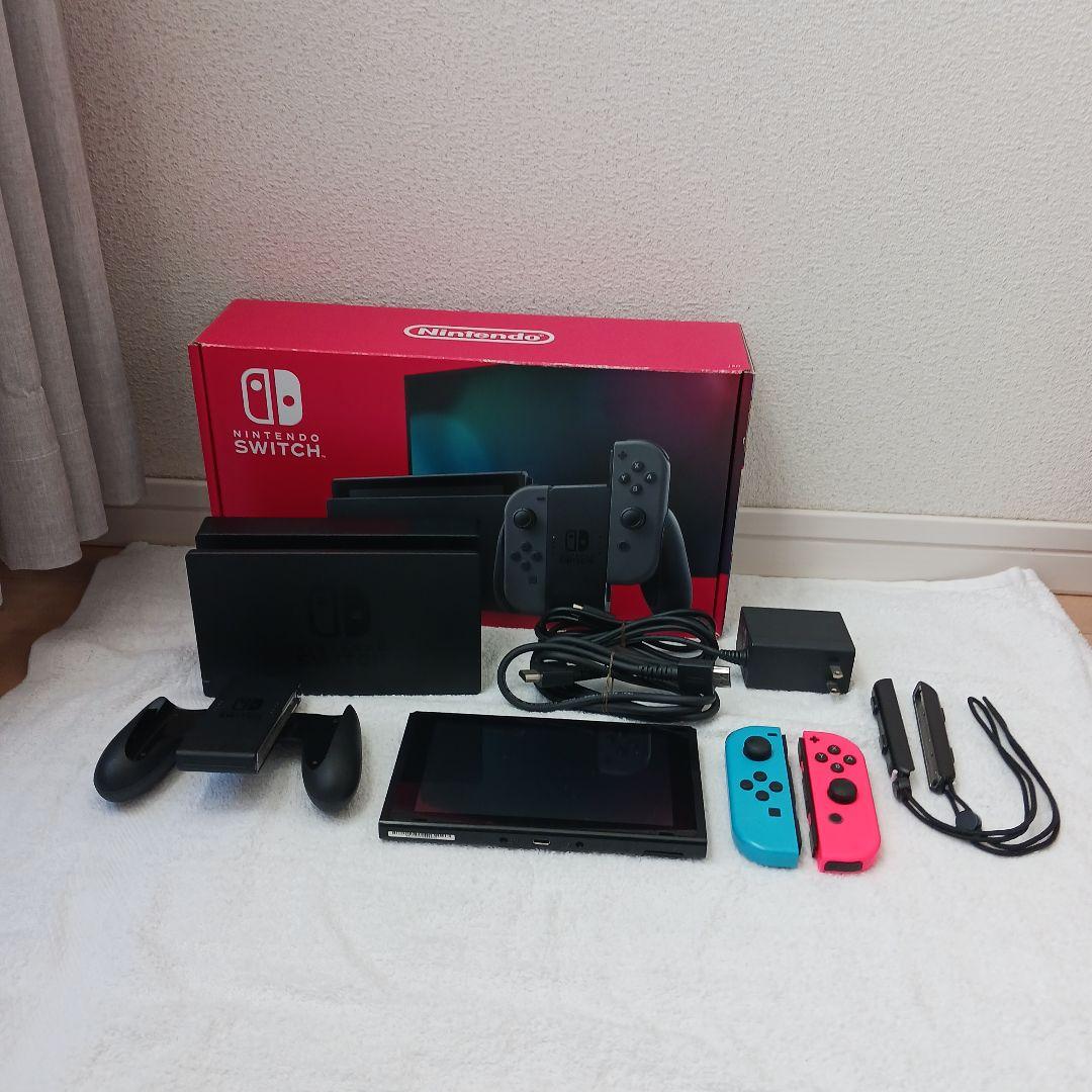 Nintendo Switch 本体 ネオンブルー/ネオンレッド 付属品完備