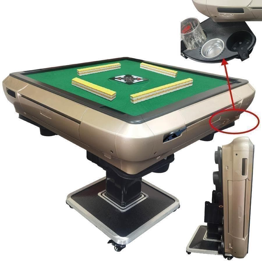 R2127全自動麻雀卓 家庭用折りたたみ 麻雀卓 全自動卓33mm ゴールド