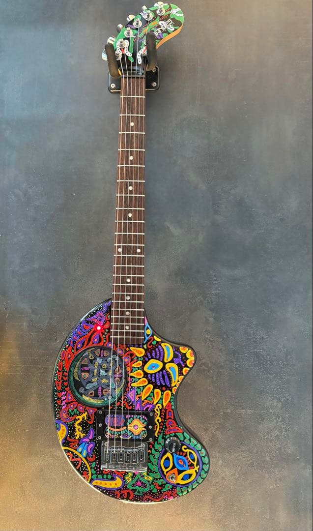 ち*く様 FERNANDES ZO-3 hideサイケペイント　ミニギター