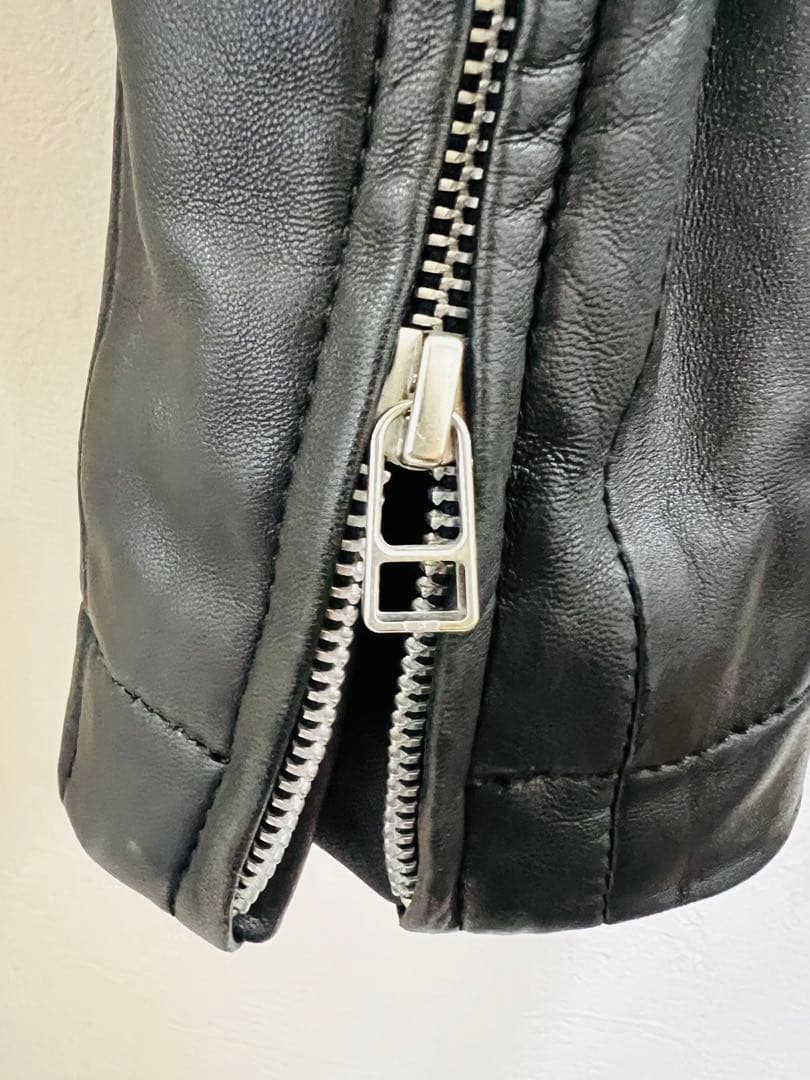 EKAM シングル ライダース ジャケット 羊革 S