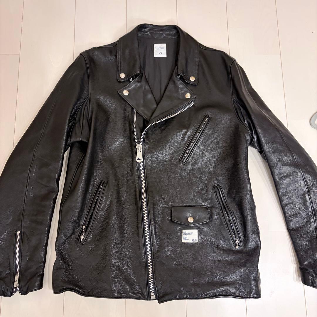 定価17万★ロンハーマン × ベドウィン★コラボレザーライダースジャケット　牛革