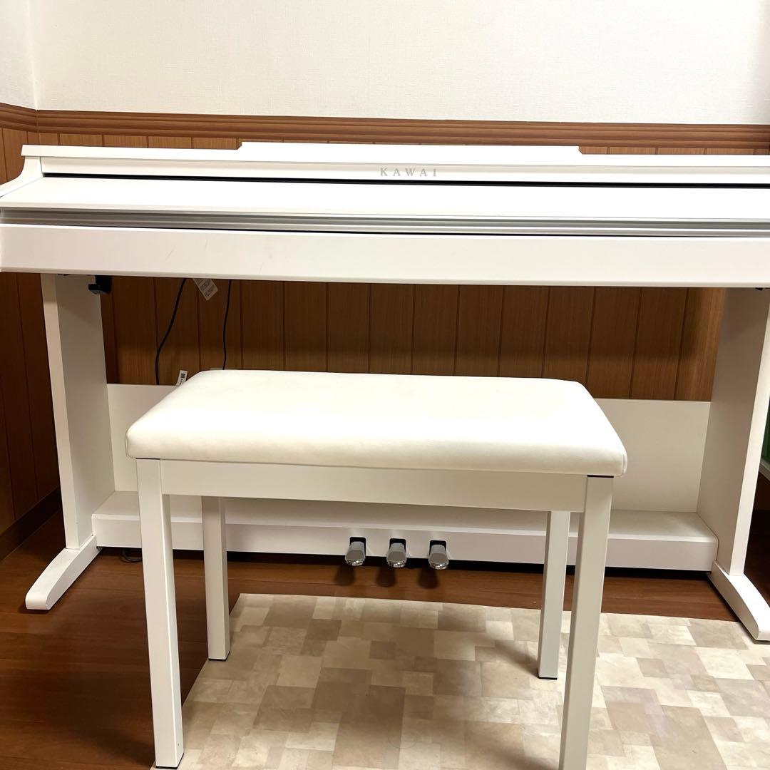 KAWAI カワイ　電子ピアノ ホワイト 椅子付き