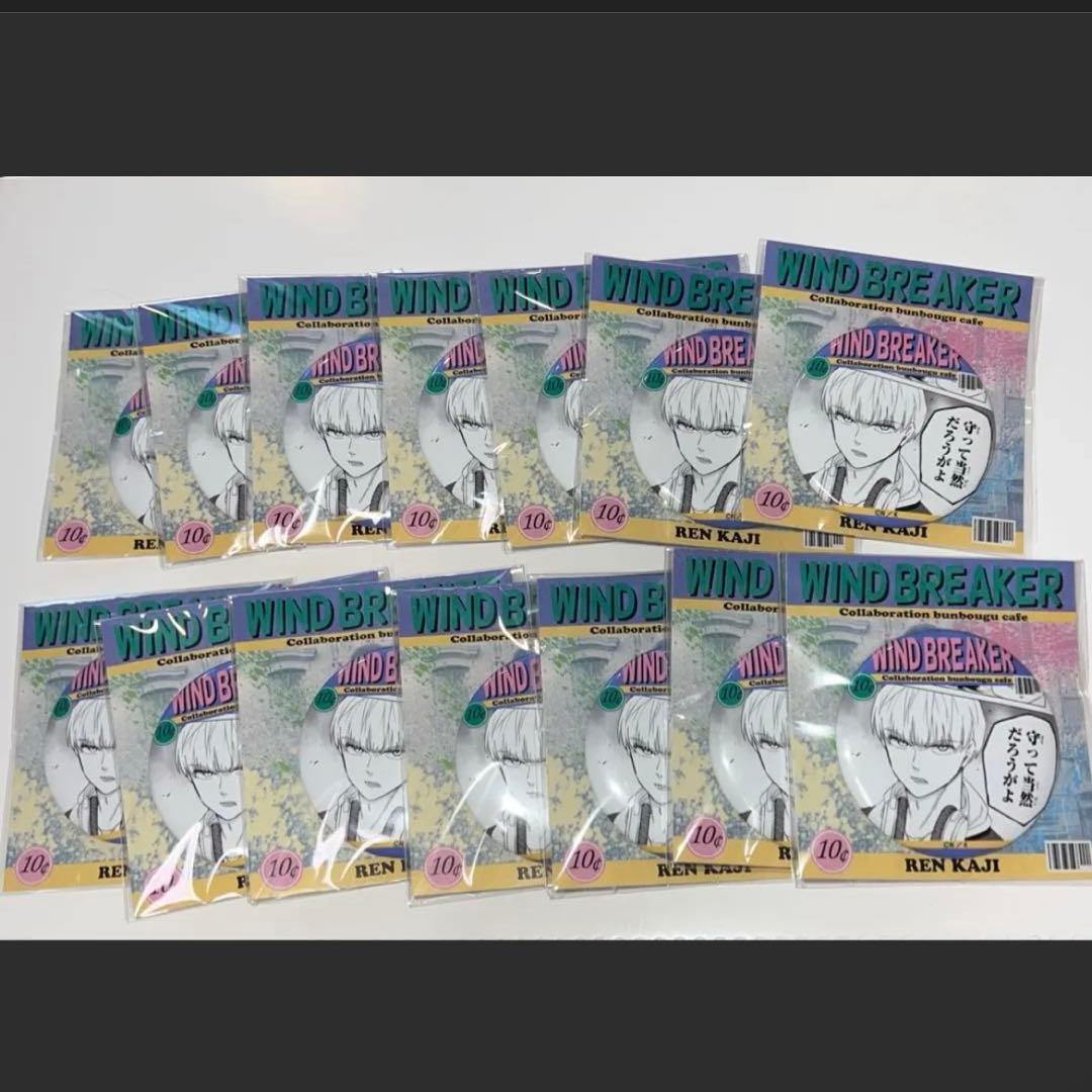 梶蓮 文房具カフェ 缶バッジ 14個