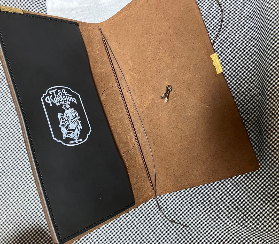 【最終価格】T.S.L倉敷限定 カスタム トラベラーズノート ブラウン コンチョ