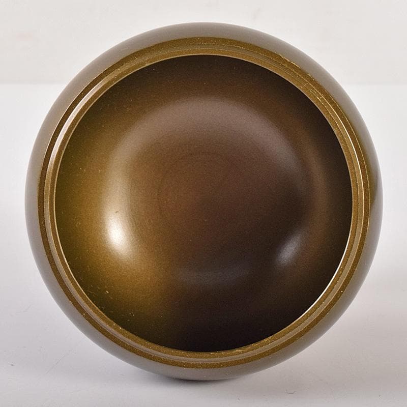 人間国宝　加賀象嵌作家　中川衛作　花文銀象嵌　香りの器　共箱　D　R7776