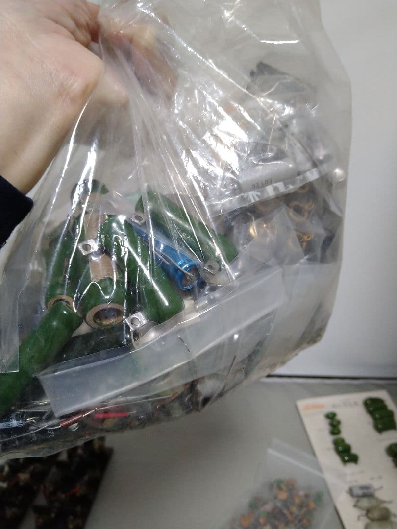 オーディオパーツ トランス コンデンサなど まとめて ジャンク品