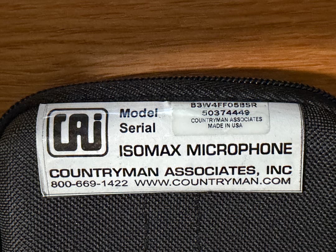 COUNTRYMAN カントリーマン B3 オムニラベリアマイク #②