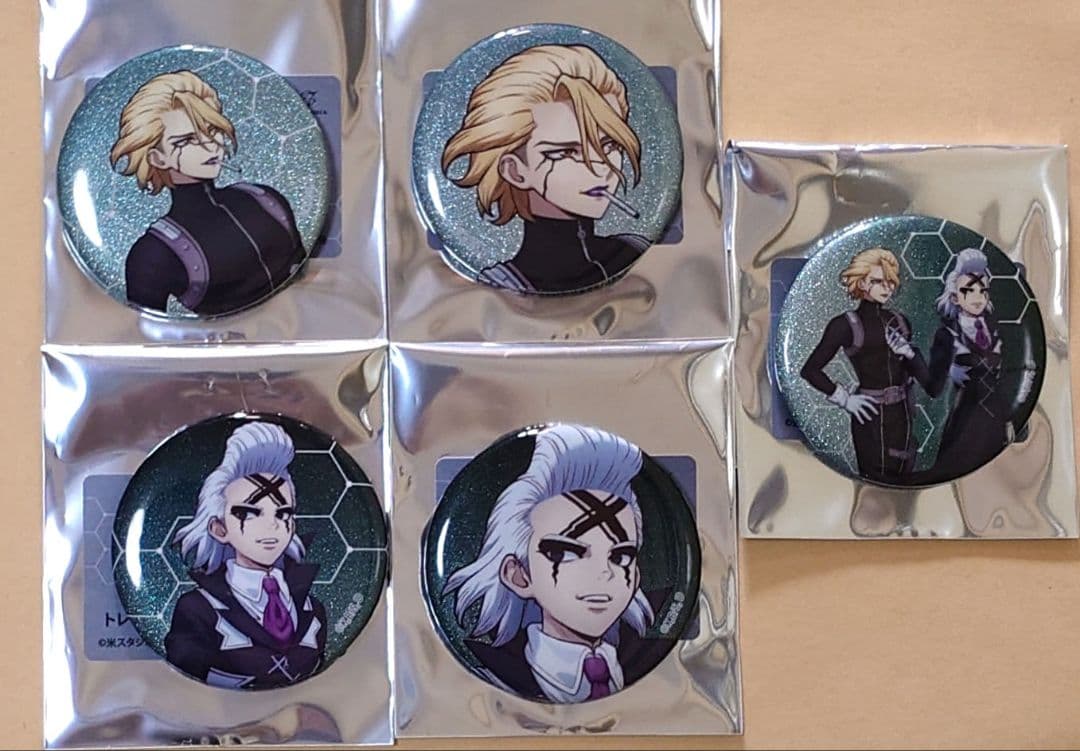 Dr.STONE ゼノ スタンリー 缶バッジ 歩み アムニバス ジャンフェス