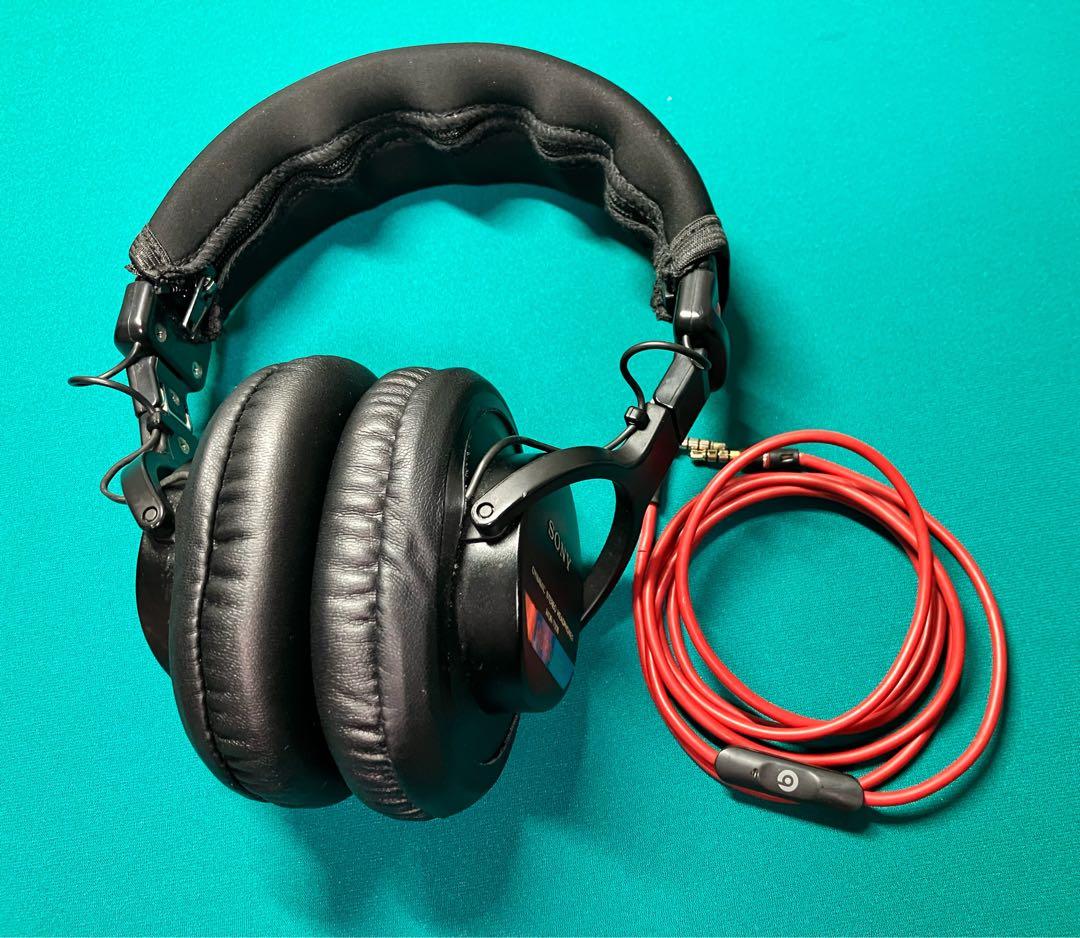 SONY MDR-7506 スタジオヘッドホン改造済（ケーブル脱着可）