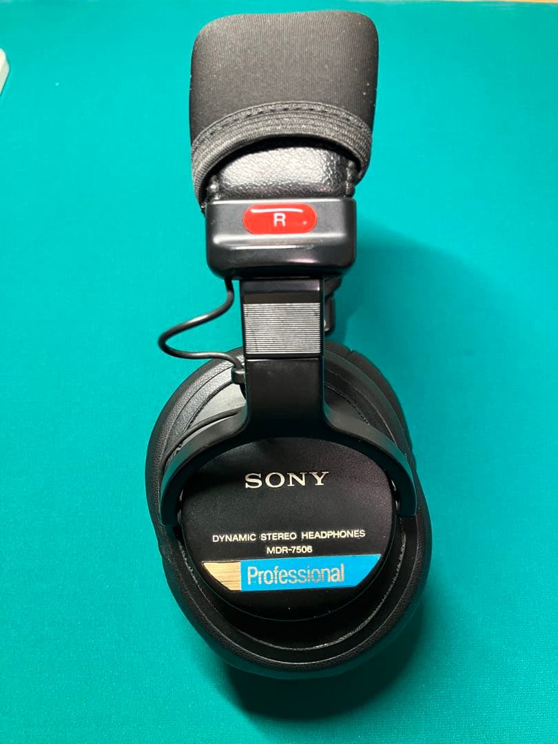 SONY MDR-7506 スタジオヘッドホン改造済（ケーブル脱着可）