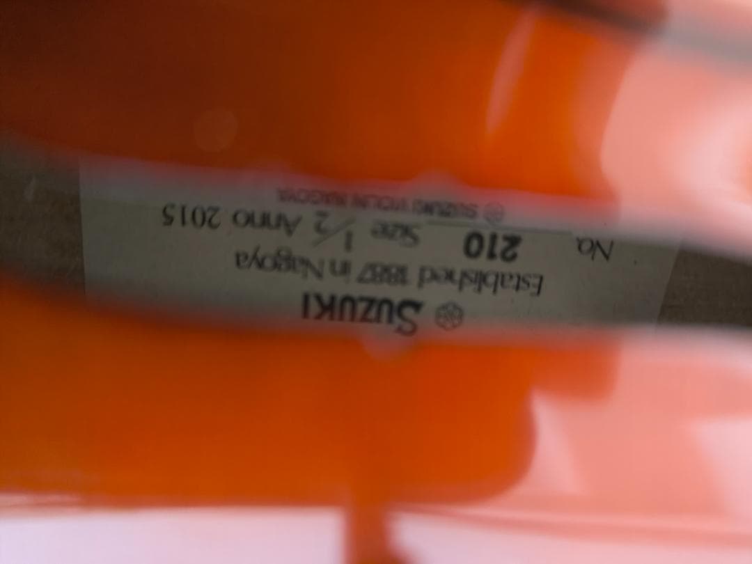 スズキバイオリン　NO210 サイズ1/2◆バイオリンスズキ