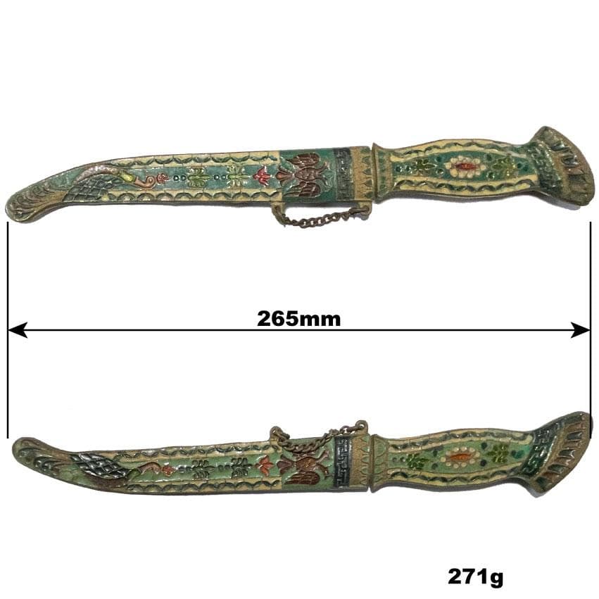 真鍮製 SOLID BRASS 真鍮無垢 フランス 80年代 ペーパーナイフ