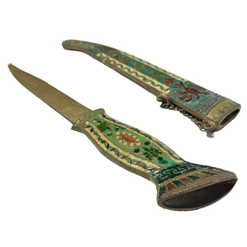 真鍮製 SOLID BRASS 真鍮無垢 フランス 80年代 ペーパーナイフ