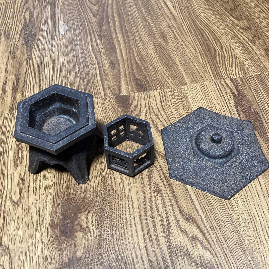 鉄製　置き灯篭　アンティーク