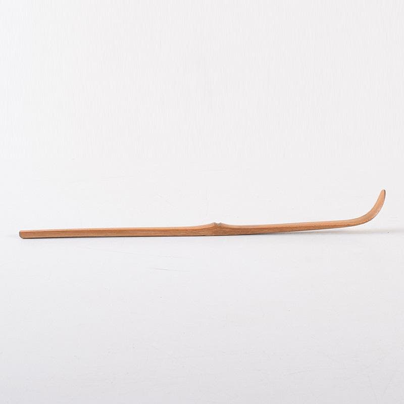 茶道具　表千家九代了々斎自作　茶杓　銘「吉野」　書付　共筒共箱　D　R7640