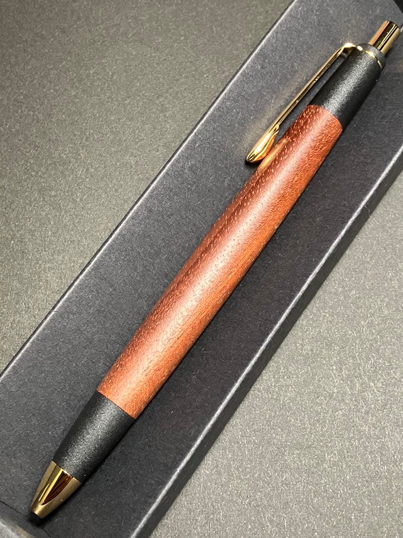 ボナンペン アンティークキューバンマホガニー ボールペン 真鍮金具