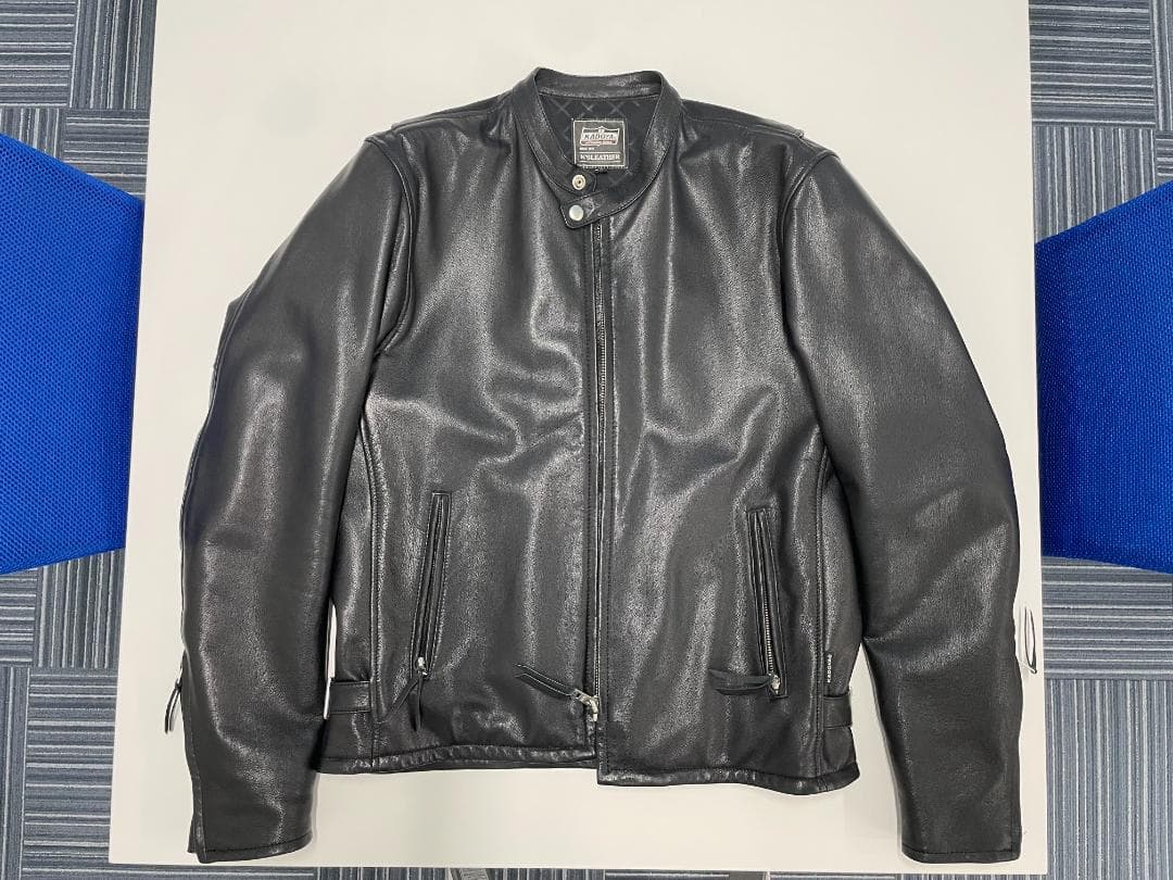 【美品】カドヤ　シングルジャケット3L　EURUS-GS　プロテクターとおまけ付