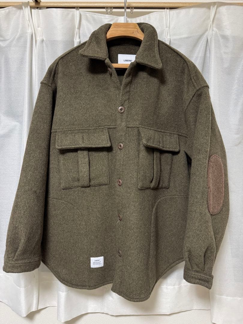 LIBERE/オーバーサイズシャツジャケット/カーキ／平野紫耀