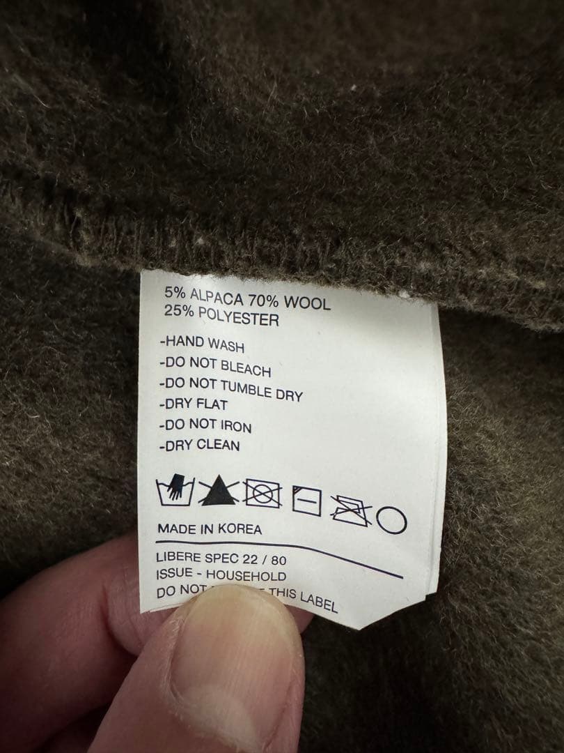 LIBERE/オーバーサイズシャツジャケット/カーキ／平野紫耀