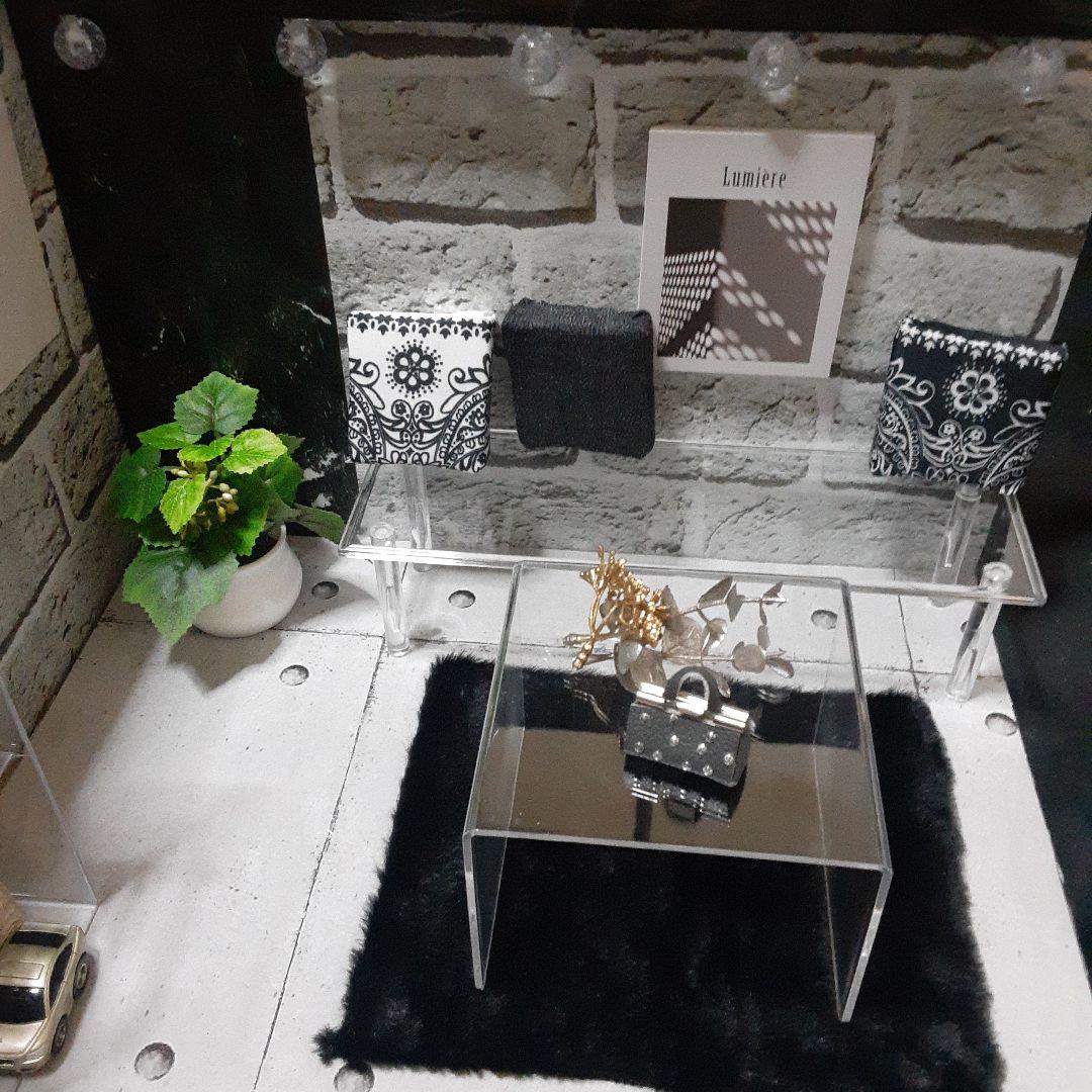 SALE大型2Wayメンズドールハウス ミニチュア背景ボード