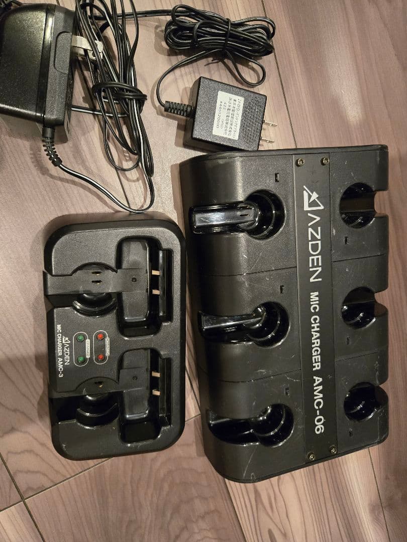 【AZDEN】アズデンダイナミックマイクロフォンIRH-56受信機充電器セット