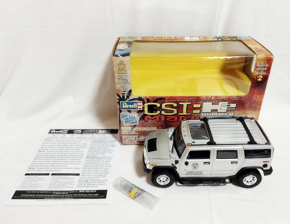 CSIマイアミ　ハマー　H2　1/25　ミニカー　※重要※説明文をお読み下さい