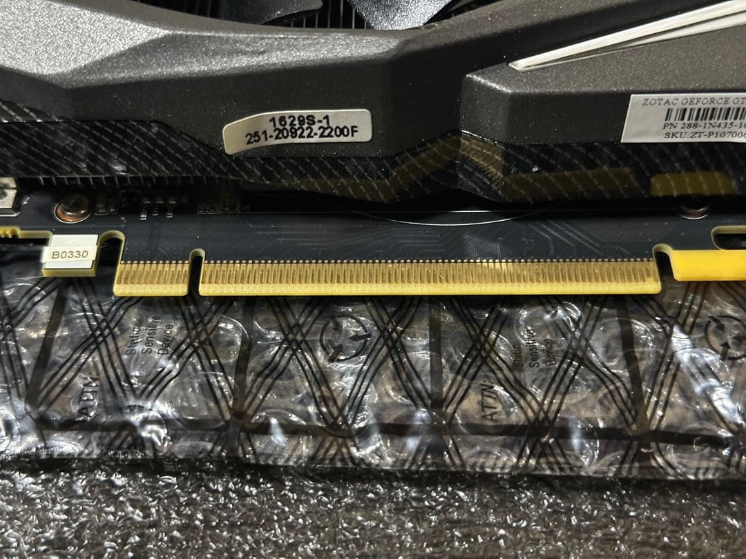 ZOTAC GeForce GTX 1070 8GB グラフィックボード　箱有り