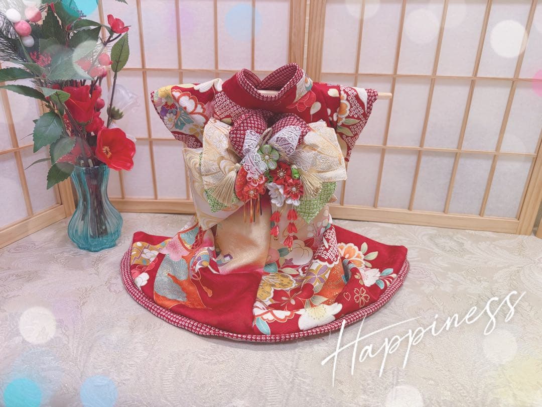 pon2pan2☆犬オーダーお着物☆犬オーダーお引き摺りお着物