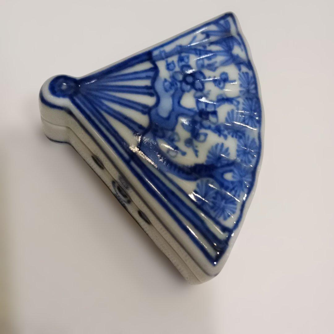 香合　清水六兵衛　扇