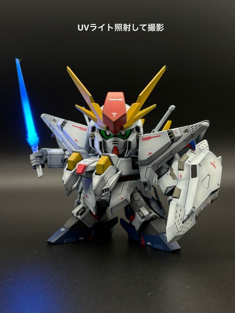 SDガンダム　BB戦士 クスィーガンダム　メッサー　ギャルセゾン　塗装済み完成品