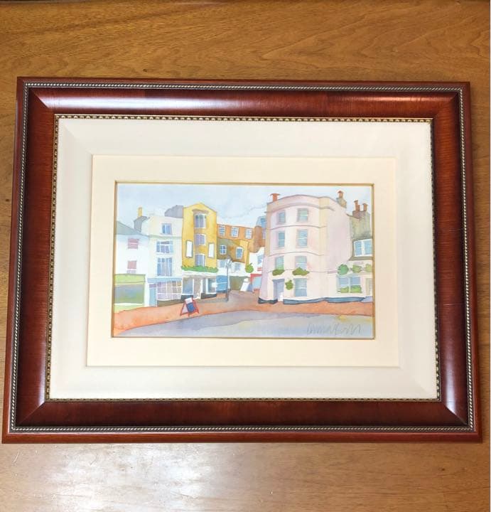 Emma Ball 水彩画 The Lanes,Brighton