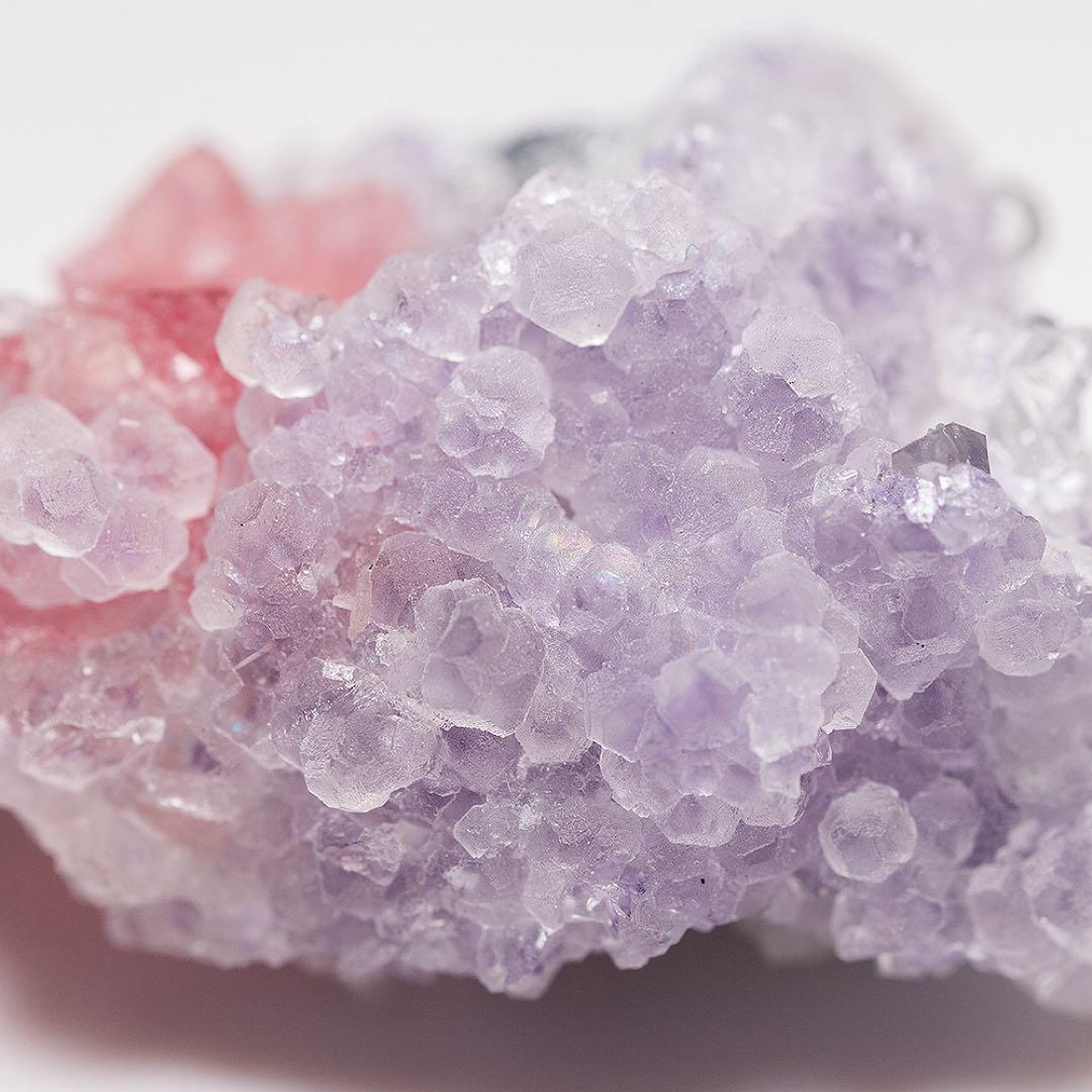 中国 ロードクロサイト フローライト 天然石 原石 鉱物標本 鉱石 蛍石 724