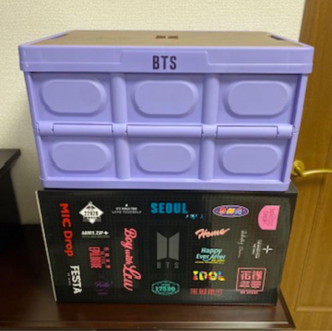 BTS コンテナボックス　ロゴダンボール　計2点　フォーチュンBOX