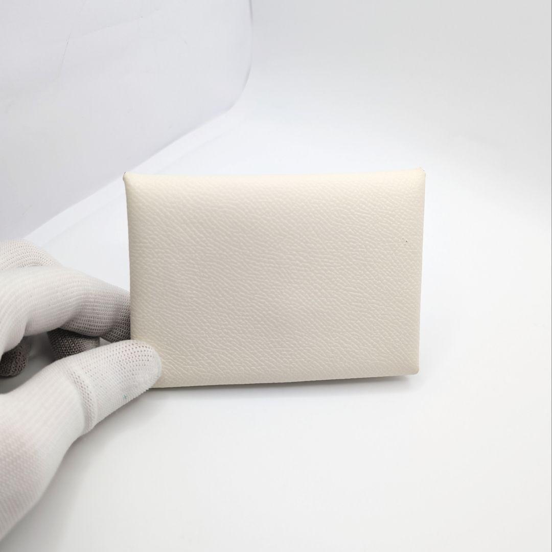 ✨️未使用級!✨️エルメス　カルヴィデュオ　アイボリー×イエロー