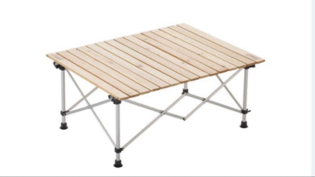 コールマン　ナチュラルウッドロールテーブル110 値下げ済み