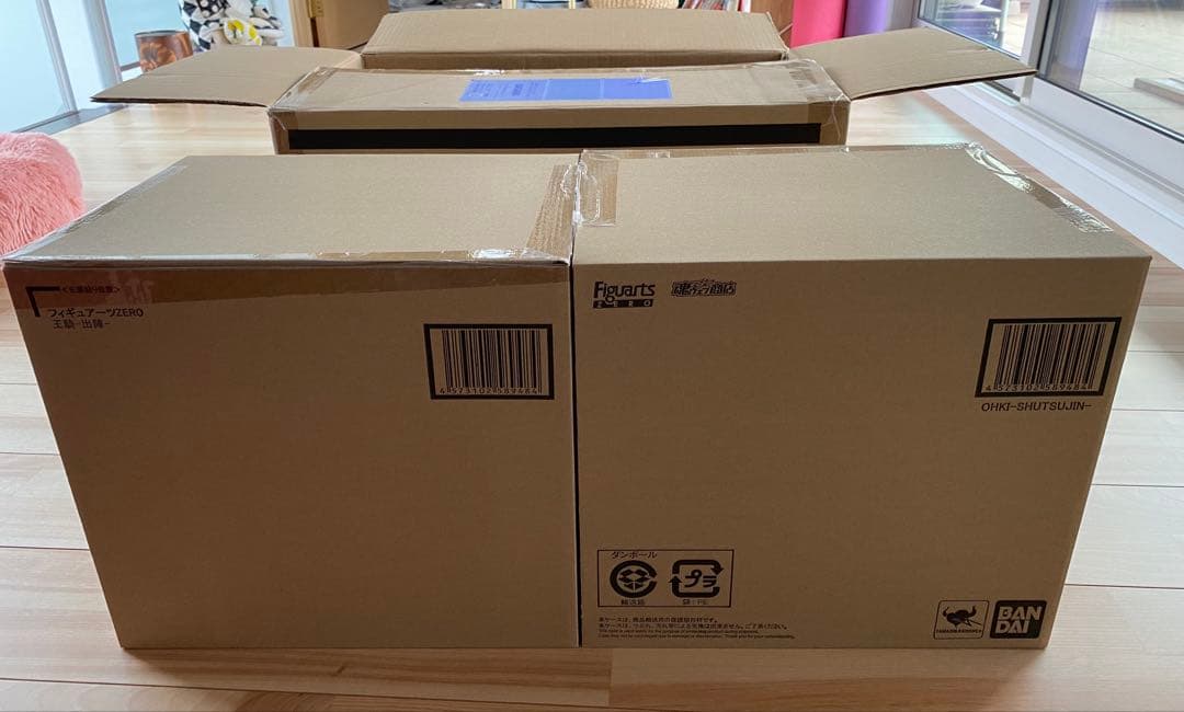 ろはキングダム　王騎 出陣 フィギュア×2 エコメルカリ便限定