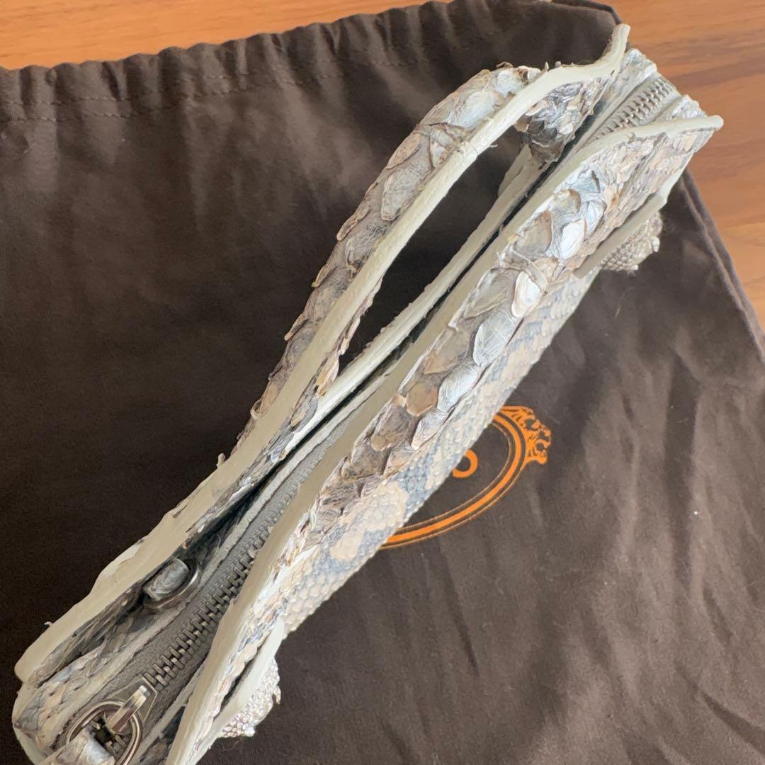 トッズ 2way チェーンバッグ　パイソン