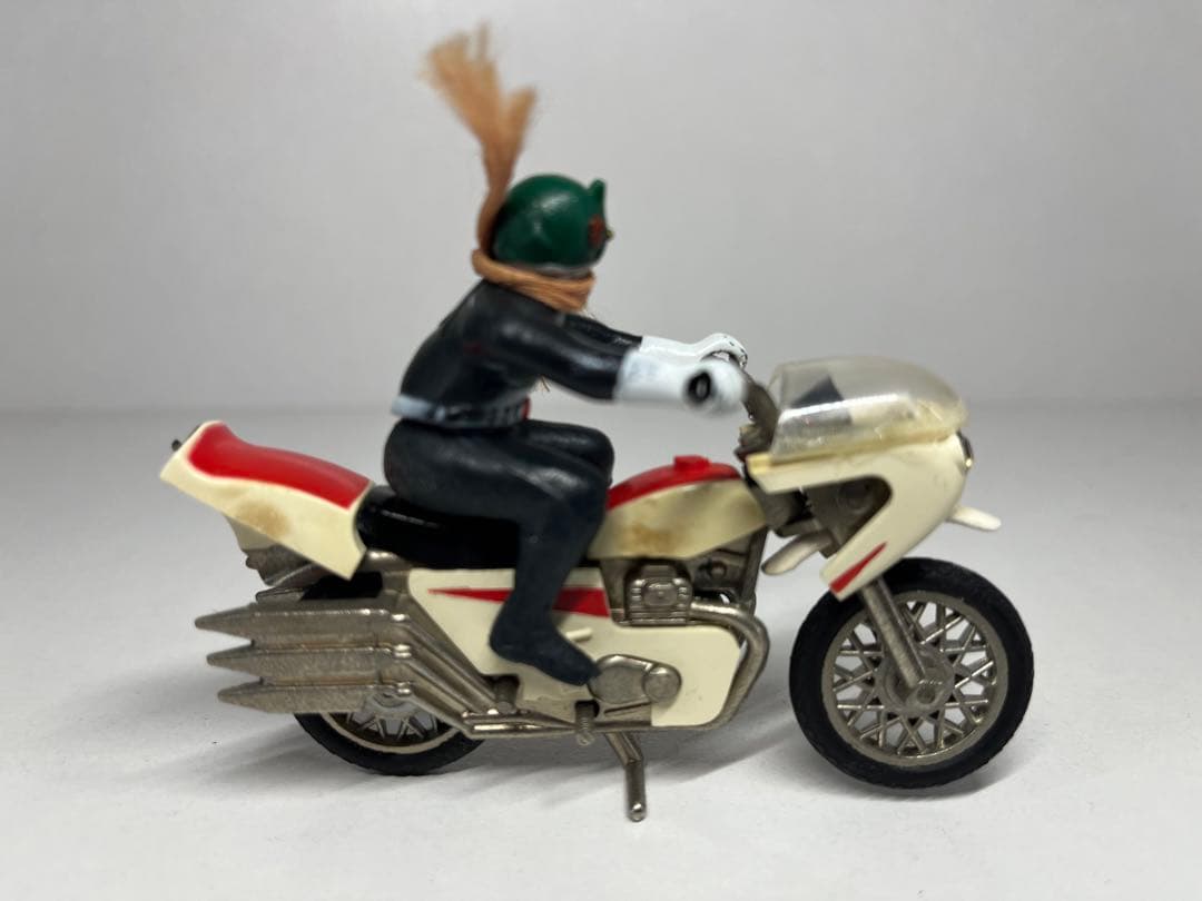 ポピー 超合金　サイクロン号　仮面ライダー　当時物　ビンテージ　バイク