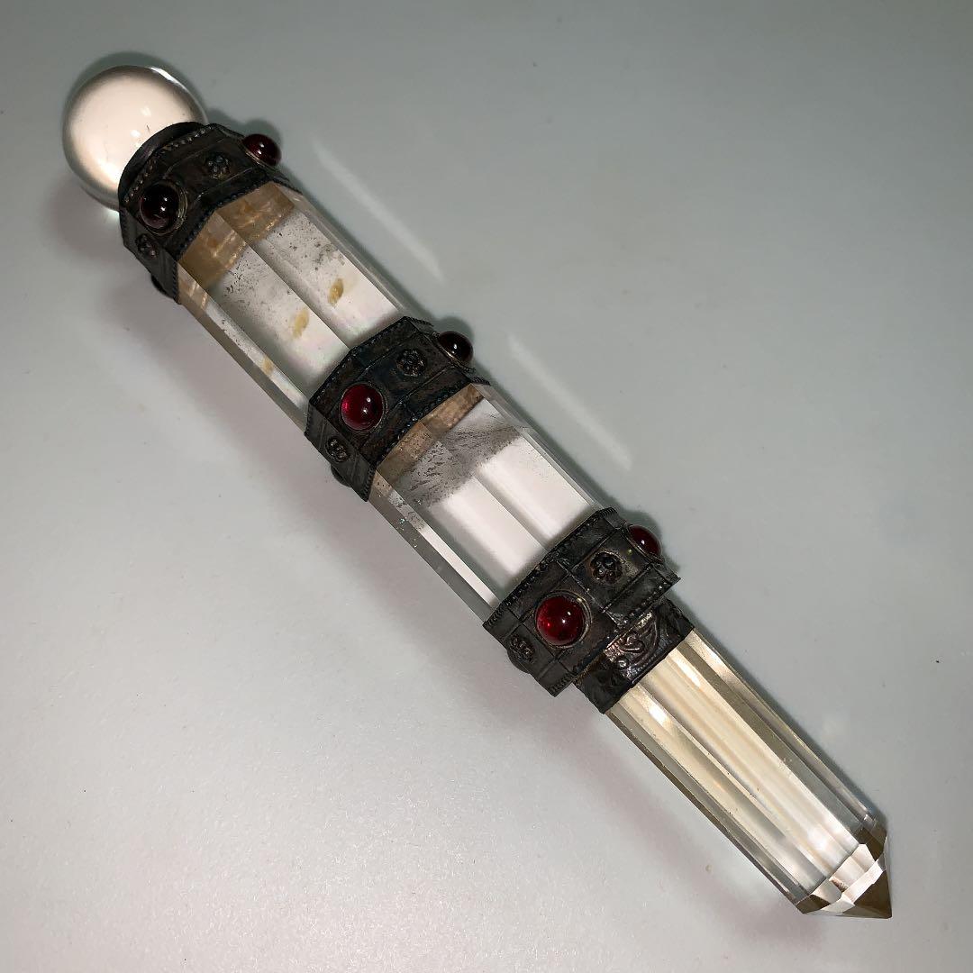 水晶 ヒーリングワンド 魔法の杖 アンティーク