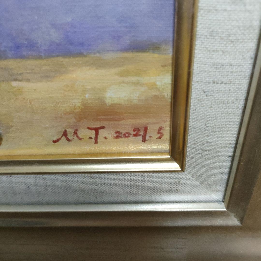 花瓶の花 油彩画 2021年作　日本一水会会員