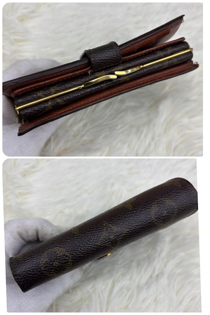 ルイヴィトン モノグラム がま口財布 折り財布 ポルトフォイユ ヴィエノワ
