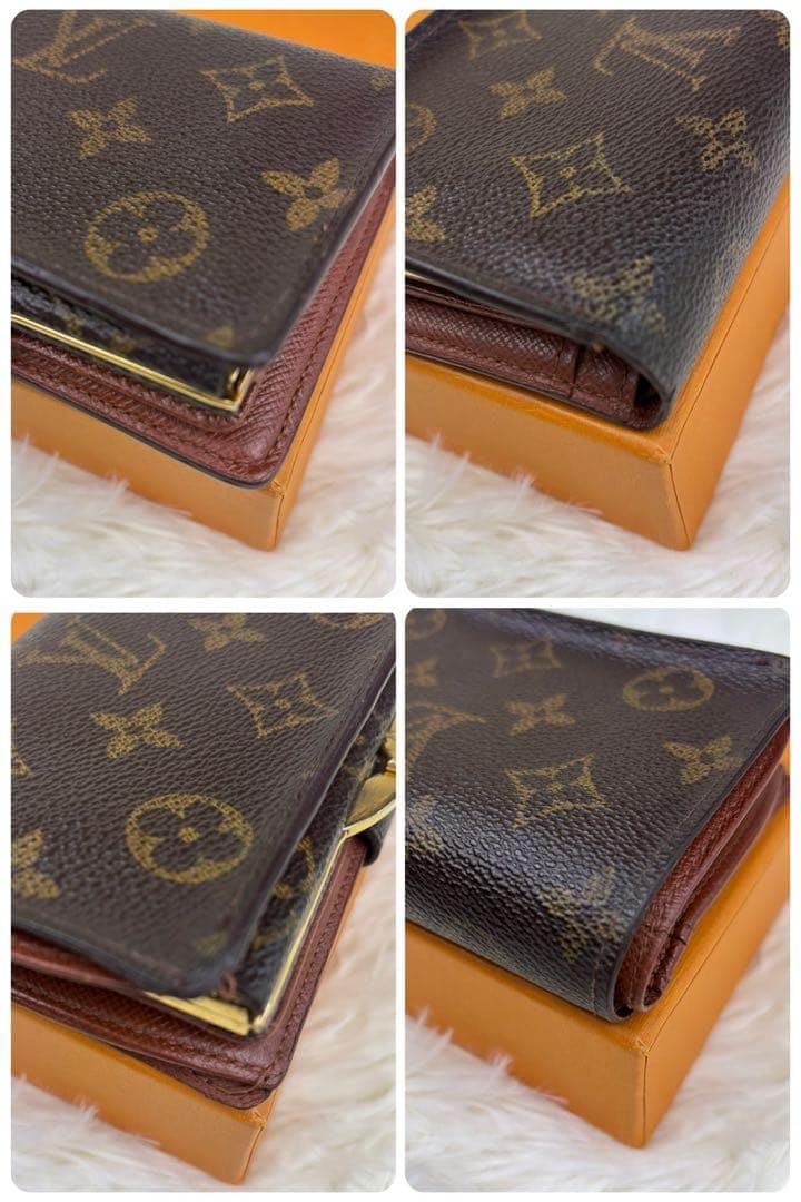 ルイヴィトン モノグラム がま口財布 折り財布 ポルトフォイユ ヴィエノワ