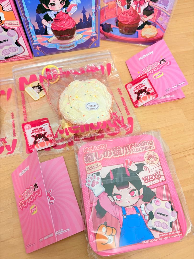 p*o様 未使用 ◇ メロジョイ 3点 セット カップケーキ 猫爪 チーズ