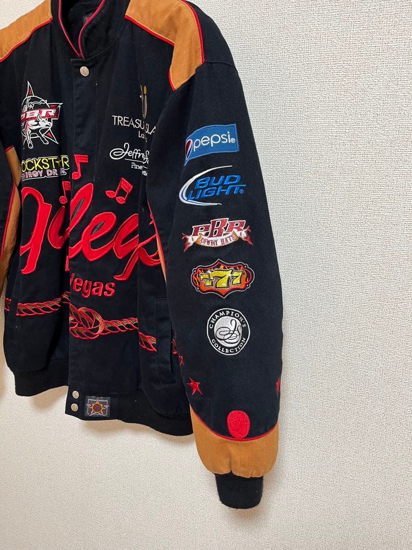 刺繍レーシングジャケット