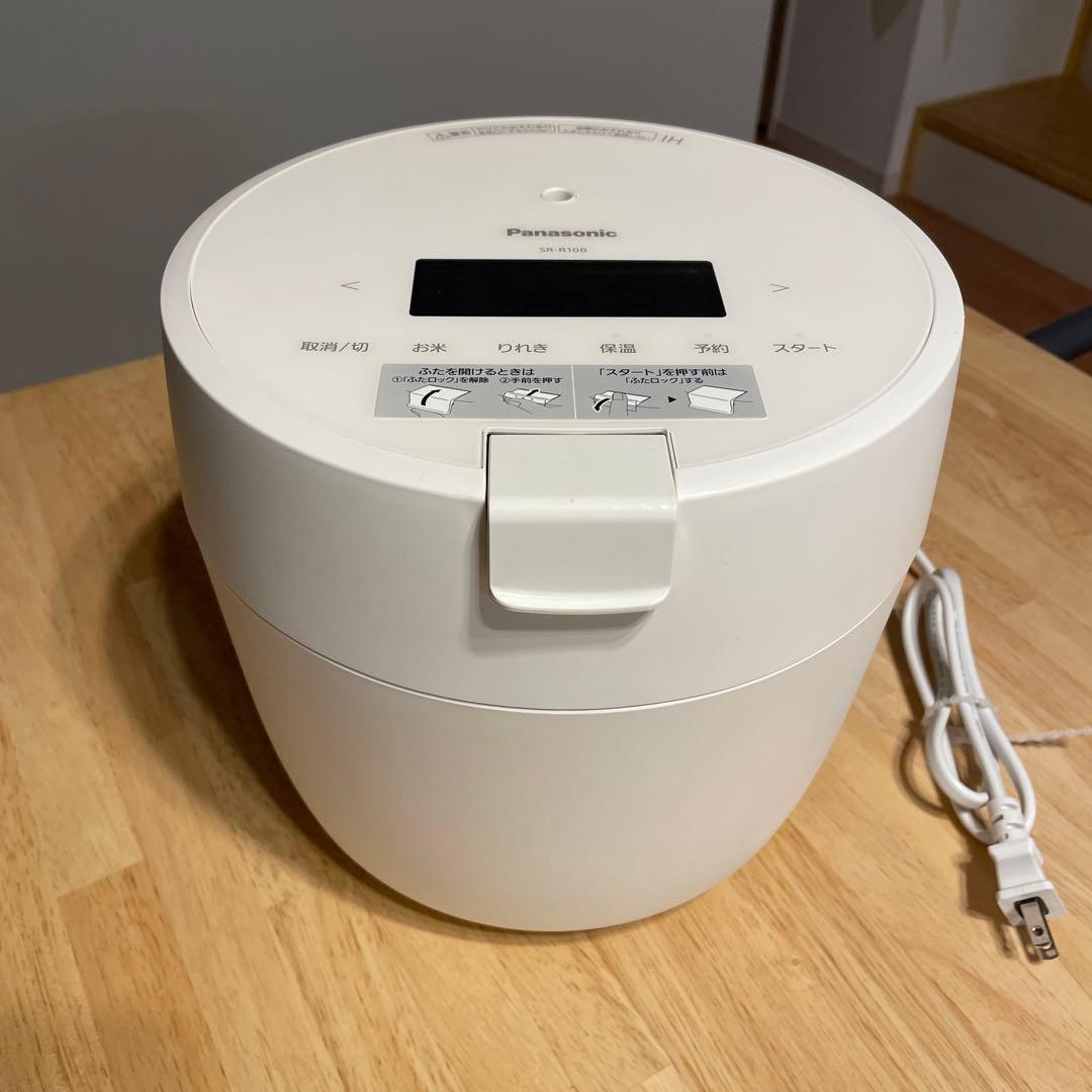 Panasonic 炊飯器 SR-R10B ホワイト