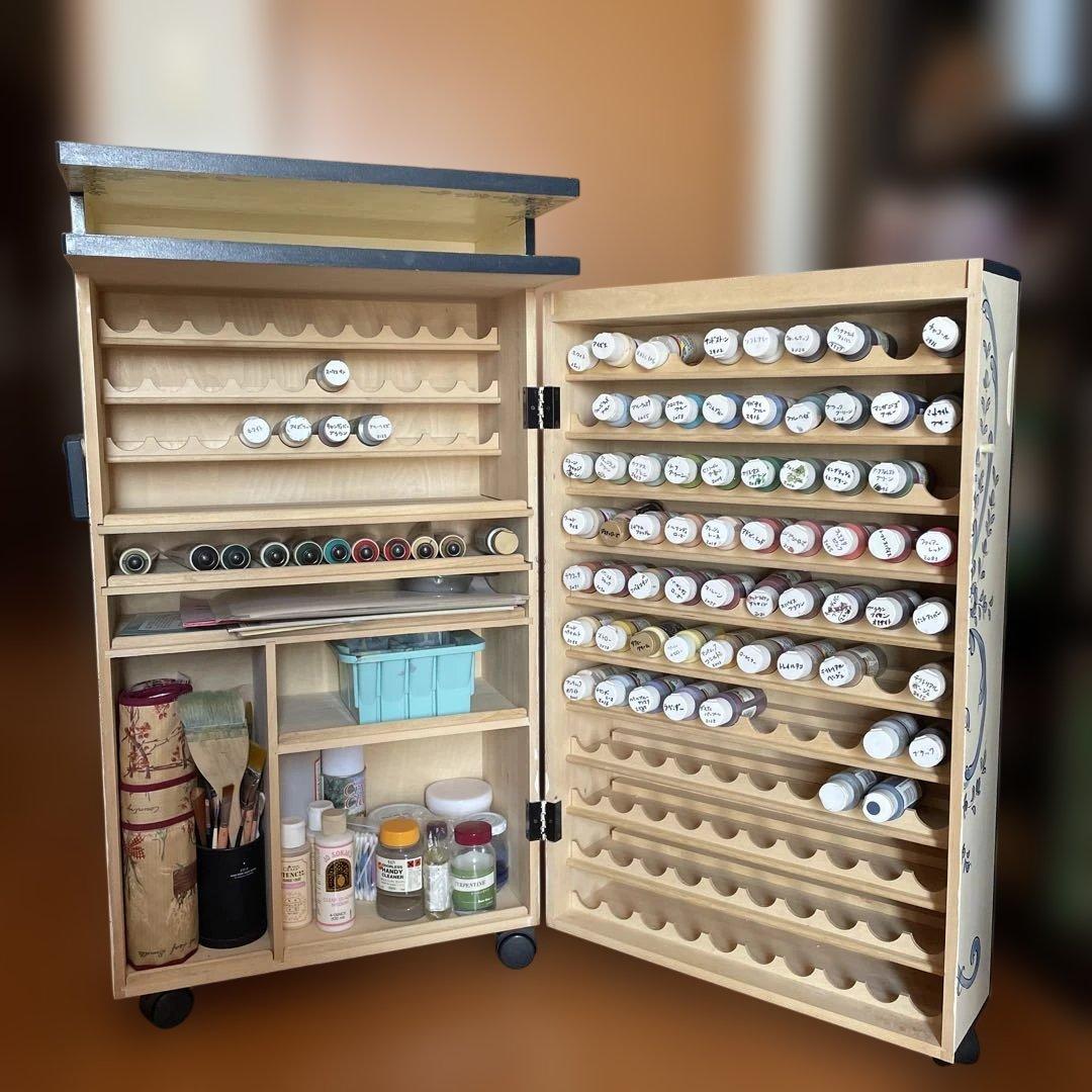トールペイト絵の具収納